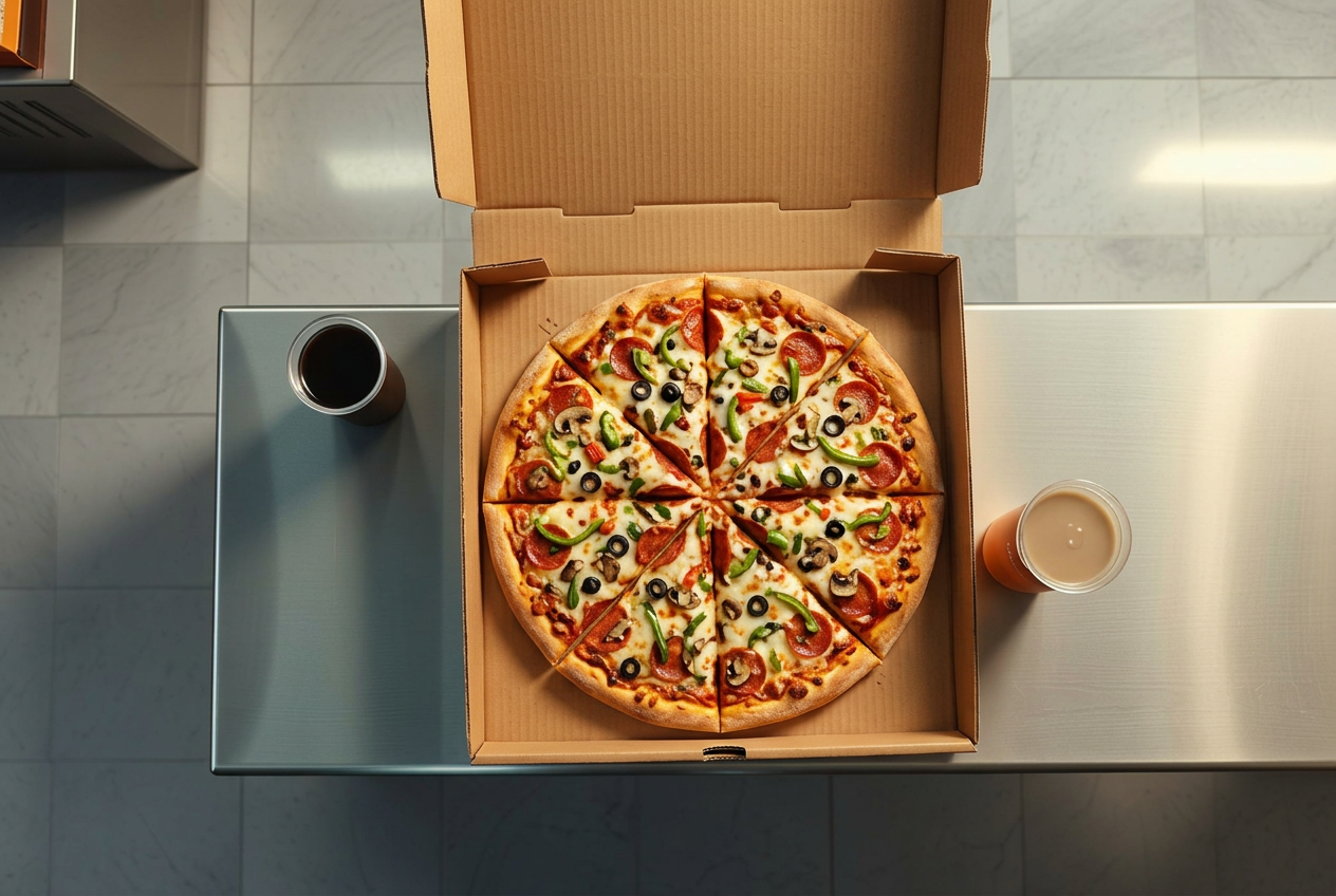 Captura da Checkout Station em Pizza Nostra — Pinheiros — Pizza